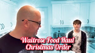 Waitrose Shopping Haul Christmas Order [upl. by Steady]