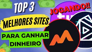 TOP 3  MELHORES SITES PARA GANHAR DINHEIRO JOGANDO  LOL VALORANT FREE FIRE CSGO DOTA ETC [upl. by Attener]