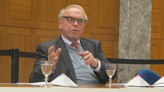 Prof Moltmann at the WCC Lecture on the Future of Theology [upl. by Joanna]