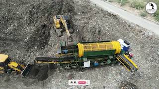 Mobile Trommel Screen in Action Watch Duromechs Site Operations 2024 [upl. by Tnecillim]