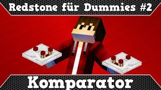 Wie funktioniert der Redstone Komparator in Minecraft  Minecraft Komparator Tutorial Deutsch [upl. by Sheng691]