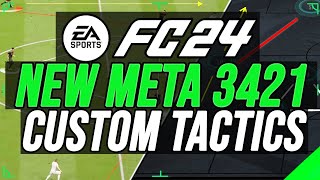 3421 NEW META TACTICS  MORE OVERPOWERED THAN THE 4321  EA FC 24 [upl. by Sral]