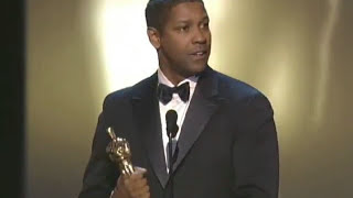 Denzel Washington Wins Best Actor  74th Oscars 2002 [upl. by Tavis62]