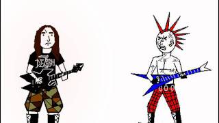 Death Metal VS Punk Rock [upl. by Sapowith]