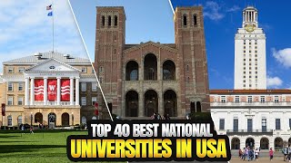 US News Top 40 Best Universities in USA 2023 [upl. by Nnylorac132]