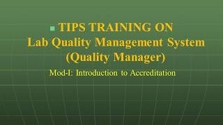 Introduction to NABL Accreditation ISO 17025 LAB QUALITY MANAGEMENT SYSTEM TIPS DrRRLAKHE [upl. by Nnoved]