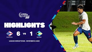 Highlights  Puerto Rico vs Bahamas  202324 Concacaf Nations League [upl. by Jewelle]