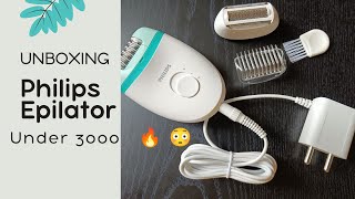 UNBOXING Philips Corded Epilator BRE 245 🔥😍  2 in 1shaver and epilator  Best Epilator❤️ [upl. by Gapin]