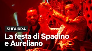 Spadino balla Splendido Splendente alla festa con Aureliano in Suburra  Netflix Italia [upl. by Stinky454]