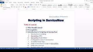 Scripting Part1  ServiceNow Developer Training  Scripting in ServiceNow  Scripting Tutorial [upl. by Harad]