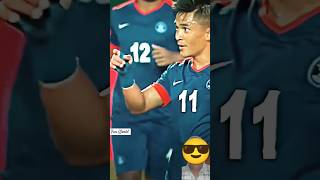 Best player Sunil Chhetri in footballfootball shorts [upl. by Neisa754]