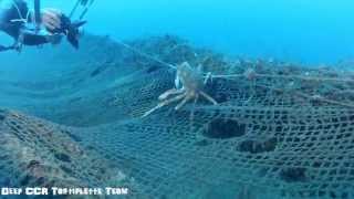 Plongee épave de la barge de la Marana Bastia Corse [upl. by Garrott]