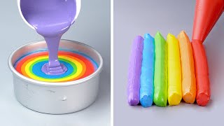 Perfect Rainbow Cake amp Dessert for Your Family  My Favorite Colorful Dessert Recipes [upl. by Adaval]