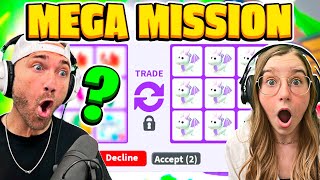 Trading ONLY To Get LAVENDER DRAGONS for Our New MEGA MISSION Roblox Adopt Me [upl. by Latham]