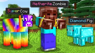 Paso Minecraft pero Hay Mobs Personalizados OP [upl. by Meilen582]