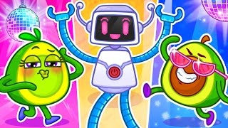 🤩 Robot Dance ChaChaCha 🤖💃 Best Kids Cartoon by Pit amp Penny Stories 🥑💖 [upl. by Nama]