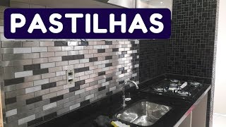 PASTILHAS DECORATIVAS NA COZINHA DICAS [upl. by Ennairrac]