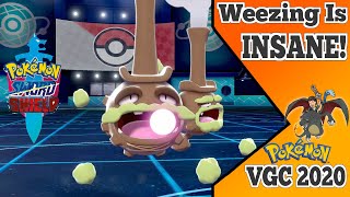 Weezing Makes Players Surrender Pokemon Sword Shield VGC 2020 Ranked Battle Weezing Dusclops [upl. by Jade673]