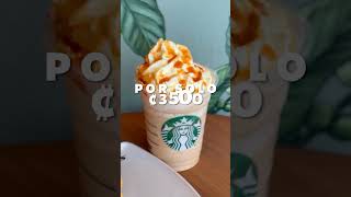 STARBUCKS PAIRINGS CARAMEL FRAPPUCCINO  PAN DE QUESO  STARBUCKS COSTA RICA [upl. by Akel280]