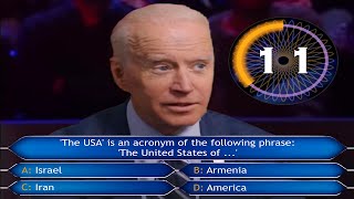 Joe Biden on Who Wants To Be A Millionaire [upl. by Thurber]