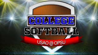 PTCI Softball  USAO at OPSU [upl. by Huoh226]