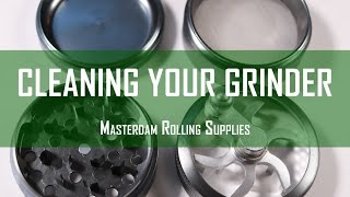 How to Clean Your Grinder  Masterdam Rolling Supplies [upl. by Gretchen41]