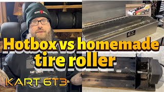 Karting KKP Hotbox and homemade tire roller [upl. by Giacopo]