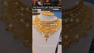 Gold Choker Necklace Designs Gold Necklace Designs Light Weight Gold Necklacegold jewellery 108 [upl. by Bello314]