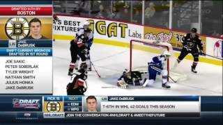 2015 NHL Draft 14 Overall Pick – Jake DeBrusk – Boston Bruins [upl. by Yasmin]