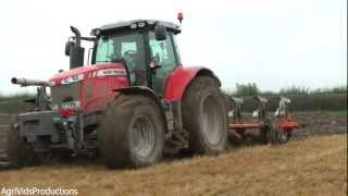 Massey Ferguson 7620 Ploughing 2012 [upl. by Felipe]