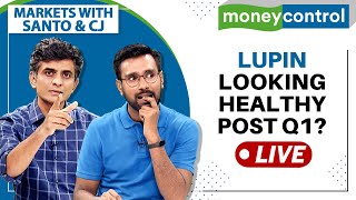 Stock Market Live Will Lupin Q1 Results Be A Turning Point For Stock  Markets with Santo amp CJ [upl. by Krid]