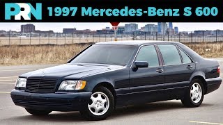 StraightPiped V12 SClass  1997 MercedesBenz S 600 Review [upl. by Atirehc]