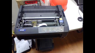 EPSON FX 890 DESMONTAJE Y REPARACION Disassembly [upl. by Ulda130]