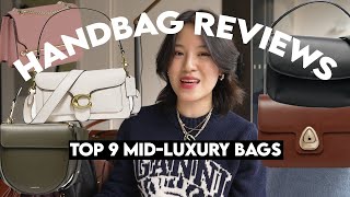 BEST MID RANGE LUXURY HANDBAGS 2023  Top 9 Small Handbags [upl. by Nivrek299]