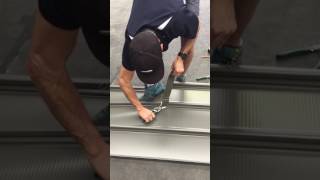 How to Install KlipLok Sheets COLORBOND® Cutting  Metal Roofing Online [upl. by Julis]