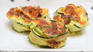 MINI QUICHE DI ZUCCHINE SENZA SFOGLIA  antipasti facili e veloci [upl. by Asilad378]