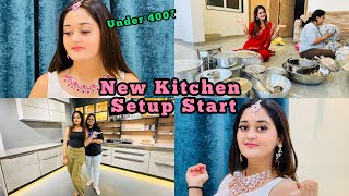 New Kitchen ke Liye New Bartan Lots of New Jewellery Shopping for Festival By Bindass Kavya [upl. by Ozmo]