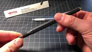 Rotring 800 Ballpoint Pen Review Rereleased Rotring 600 Twist [upl. by Aibat728]