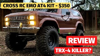 Cross RC Emo AT4 Assembly and first run review  TRX4 and SCX10 III killer [upl. by Ydnis]