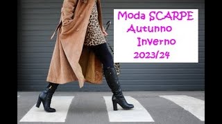 Tendenze Moda Scarpe autunno inverno 2023  2024 [upl. by Aphrodite]