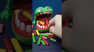 🐊🍬crocs loves hitschies candy 🍬🐊 youtubeshorts [upl. by Suirauqed]