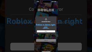 Roblox is down right now [upl. by Hadeis607]