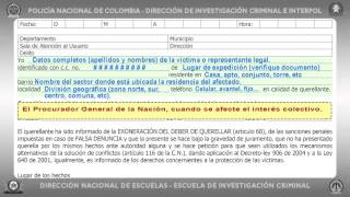 Querella  policiadecolombia [upl. by Anniahs]