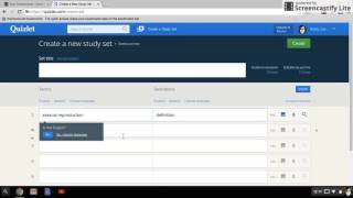 How to create flashcards in Quizlet [upl. by Gulick]