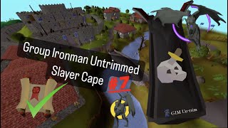 Very lucky first ever Master Clue Scroll  GIM Untrimmed Slayer Cape Ep 7 [upl. by Dodson]