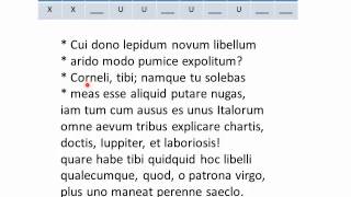 Catullus Hendecasyllabic Meter Lecture 04 of 05 [upl. by Warton]