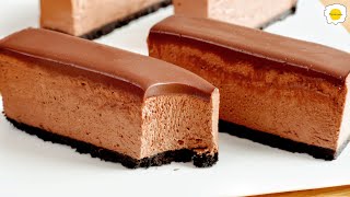 Chocolate Mousse No Oven no bake No Gelatin Chocolate Mousse 奥利奥巧克力慕斯 无需烘焙 无烤箱 [upl. by Yntirb]