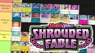 Ranking Every Shrouded Fables Pokemon TCG Card  Tier List [upl. by Currie]