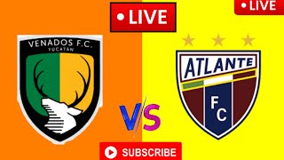 CF Atlante vs Venados FC  Mexico Ascenso MX live 2024  today football match [upl. by Jarlathus]