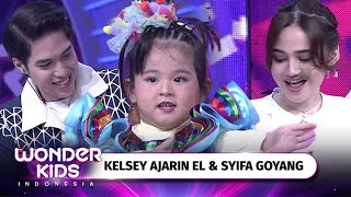 Segitu Aja Bro Kelsey Ajarin Kak El dan Kak Syifa Joget Ala Kelsey  Wonder Kids Indonesia [upl. by Joshi499]